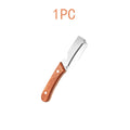 Premium-Grade Fruit & Vegetable Peeler| Sharp Stainless Steel Blade, Ergonomic Wooden Handle + Built-In Bottle Opener – Ideal for Daily Kitchen Use