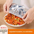Home Dining Table & Food Container Aluminum Foil Heat-Retaining Cover, Kitchen Food Insulation and Freshness Keeping, High-Quality Aluminum Foil.